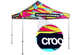 Printed Pop-Up Event Tent