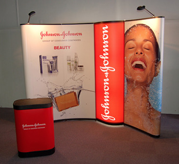 Value 10 ft Pop-Up Display with Bubble Panel