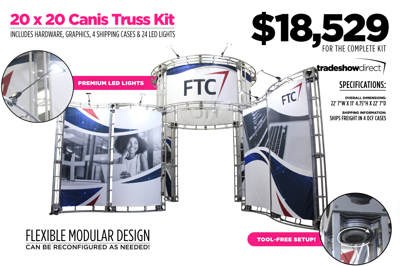20 x 20 Canis Truss Banner Ad