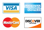 We Accept These Major Credit Cards